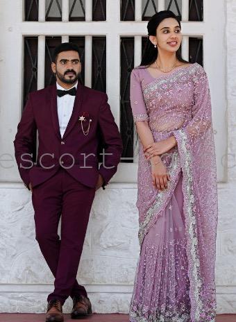 tall escort and short man