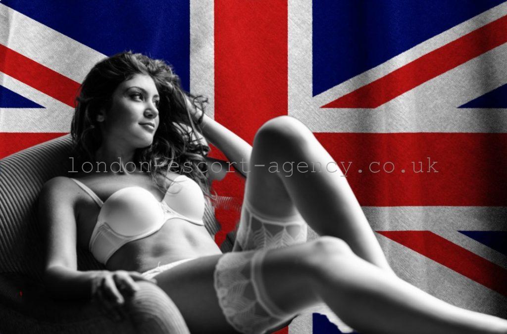 escort and british flag